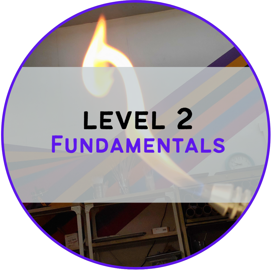 Level 2 Fundamentals – preparing to rent | Terrapin Glassblowing Studio